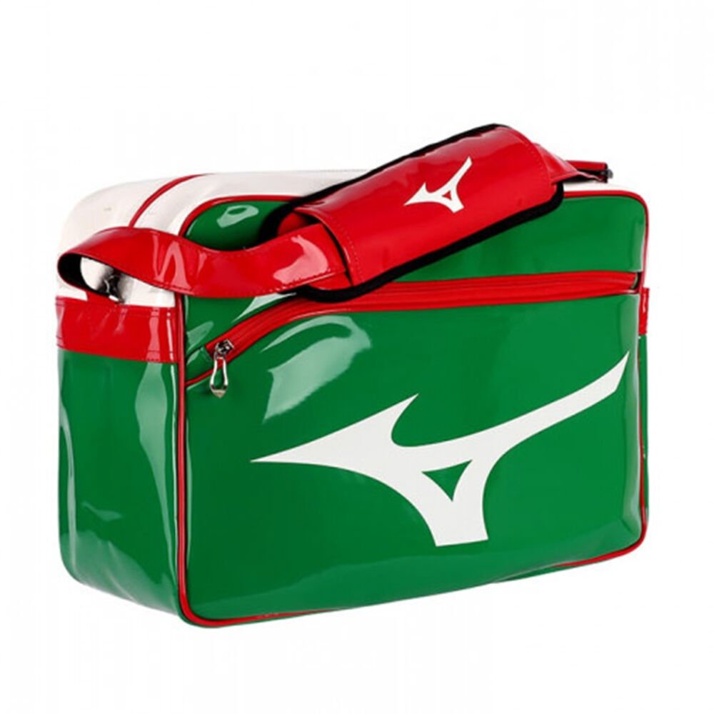 Mizuno RB Enamel M - Bayan Sırt Çantası - Yeşil/Kırmızı Türkiye (LDFUPH-259)